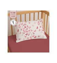 %100 Pamuklu Fermuarlı Bebek Yastık Kılıfı 35x45 ( 2 Adet )