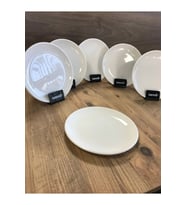 Şık 6'lı 19 cm Porselen Tatlı Tabağı Seti