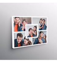Kişiye Özel 5 Fotoğraflı Kolaj Canvas Tablo