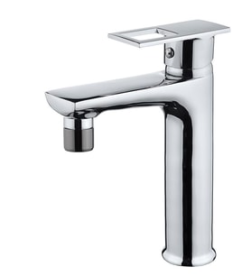 VİLAS Trento Gri Detay Lüks 360° Uzun Lavabo Bataryası