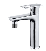VİLAS Trento Gri Detay Lüks 360° Uzun Lavabo Bataryası
