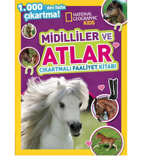 Nessiworld  National Geographic Kids Midilliler ve Atlar Çıkartmalı Faaliyet Kitabı