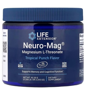 Neuro-Mag Magnesium L-Theronate Tropical Punch Flavor 93.35 Gr.