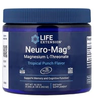 Neuro-Mag Magnesium L-Theronate Tropical Punch Flavor 93.35 Gr.