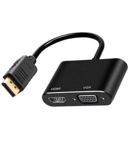 ZR723 Dp To Hdmı+Vga Çevirici