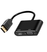 ZR723 Dp To Hdmı+Vga Çevirici