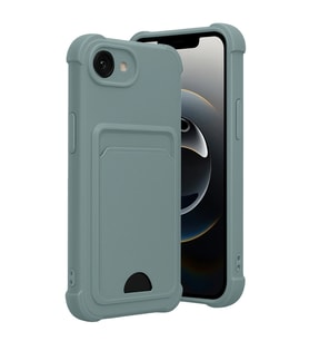 iPhone 17E Kelvin Kartvizitli Silikon - Açık Yeşil