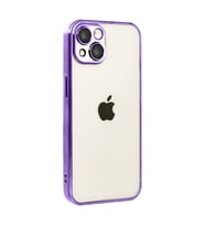 Iphone 15 Lensli Silikon - Mor