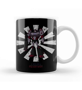 Megatron Retro Japanese Transformers Kupa Bardak Porselen
