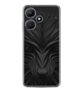 Infınix Hot 30i Kılıf Resimli Desenli Baskılı Silikon Black Fox 1325