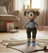 El Yapımı Amigurumi Örgü Ayı