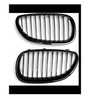 BMW E60+LCI 2003-2009 Panjur Set Mat Siyah Çift Çıtalı 51712155447 Wender