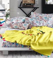 İyi Geceler İstanbul Up Style Tek Kişilik Sarı Pike Takımı