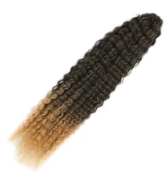 Brazilian Afro Dalgası / Siyah / Karamel Ombreli