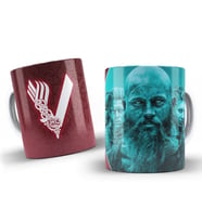 Viking Temalı Özel Tasarım Porselen Kupa Bardak Erkek Hediyesi 330ml