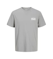 JACK JONES Yazılı Erkek Bisiklet Yaka Tişört 12151955 (Gri)