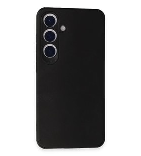 Newface Samsung Galaxy S24 Kılıf Loop Deri Silikon - Siyah