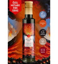 Metabo Fire Sirke – Ananas, Matcha ve Kayısı Özlü %100 Doğal Metabolizma Destekleyici Sirke, 250 ml