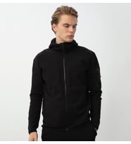 Nors Njord Kapüşonlu Sweatshirt Siyah