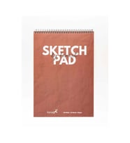 FANART ACADEMY F-8682 SKETCH PAD A3 SPİRALLİ BORDO KAPAK ESKİZ DEFTERİ 80GR.50YP.