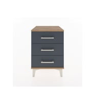 Hyperion Komodin 3 Çekmeceli 44x44x64 Çam-Antrasit