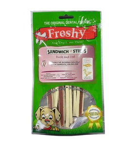 Freshy Sandwich Strips Ördekli Ve Morina Balıklı Sandviç Dilimleri 80 Gr
