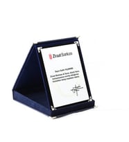 Plaket (19X24,5) (Mavi)