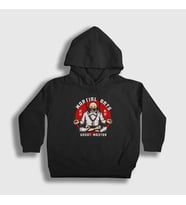 Presmono Unisex Çocuk Siyah Master Roshi Anime Dragon Ball Kapüşonlu Sweatshirt 236528tt