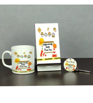 İş Sağlığı ve Güvenliği Teknikeri Üçlü Set (Kupa + Telefon Standı + Anahtarlık)