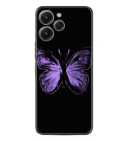 Xiaomi Redmi 12 128 GB 4 GB Ram Kılıf Desenli Silikon Platinium Black Butterfly 1879