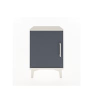 Arges Komodin 2 Raflı Tek Kapaklı 44x30x64 Aytaşı-Antrasit