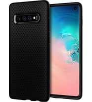 Spigen Galaxy S10 ile Uyumlu Kılıf Liquid Air Matte Black (Siyah)