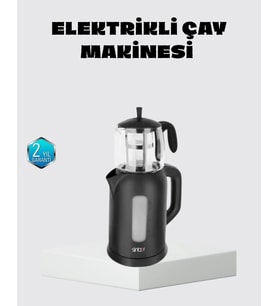 Sinbo Elektrikli Çay Makinesi 1.7 L Su Isıtıcı ve Cam Demlikli Güvenli Kullanım