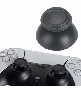 6 ADET PS5 Analog Topuz Playstation 5 İçin Analog Başlık PS5 Kol Tamiri Playstation 5 Yedek Parça (Siyah)