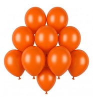 Turuncu Renk Lateks Pastel Balon (13 cm) - 10 Adet