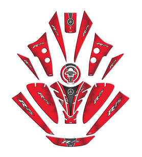 YAMAHA R25 2019-22 UYUMLU TANK PAD SET 003