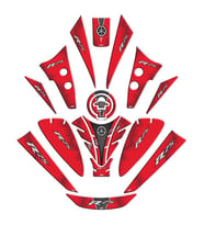 YAMAHA R25 2019-22 UYUMLU TANK PAD SET 003