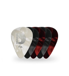 Planet Waves 1CAPX-25 Pena Karışık Kalınlık Assorted Pearl (25'li Paket)  Karışık Renk - Farklı Sertlikler - Deneme Paketi