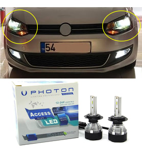Vw Polo Mk5 Led Xenon Uzun Far Ampulü H7 Access Yeni Seri Beyaz 2009-2017