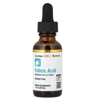 California Gold Nutrition, Folinic Acid, Alcohol Free, 1 fl oz (30 ml). (Renksiz)
