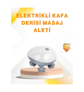 Şarjlı Kafa Masaj Aleti 3 Hız Ayarlı Derin Masaj - Lisinya