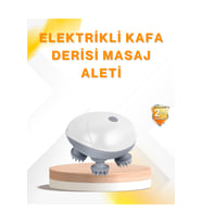 Şarjlı Kafa Masaj Aleti 3 Hız Ayarlı Derin Masaj - Lisinya