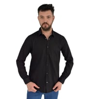 Erkek Spor Gömlek Silim Fit 9959 BGL-ST02719 (Siyah)