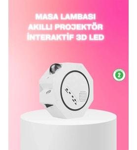 360° Döndürülebilir Yıldızlı Gökyüzü Projeksiyon Gece Lambası
