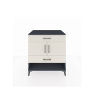 Kronos Şifonyer 2 Raflı 2 Çekmeceli 2 Kapaklı 88x59x96 Antrasit-Aytaşı