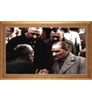ALTIN ÇERÇEVELİ PASPARTULU TABLO CR744