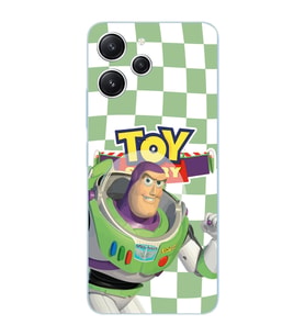 Xiaomi REDMI 12 Uyumlu Toy Story Buzz Desenli Şeffaf Telefon Kılıfı