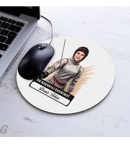Kişiye Özel Hediye Karikatürlü En Başarılı Kadın Eskrimci Mousepad