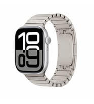 Apple Watch 42mm Uyumlu Kordon Paslanmaz Çelik Luxury Metal KRD-35 Kayış