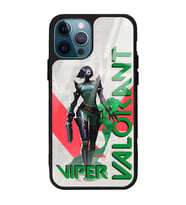 iPhone 13 Pro Valorant Viper Tasarımlı Glossy Telefon Kılıfı